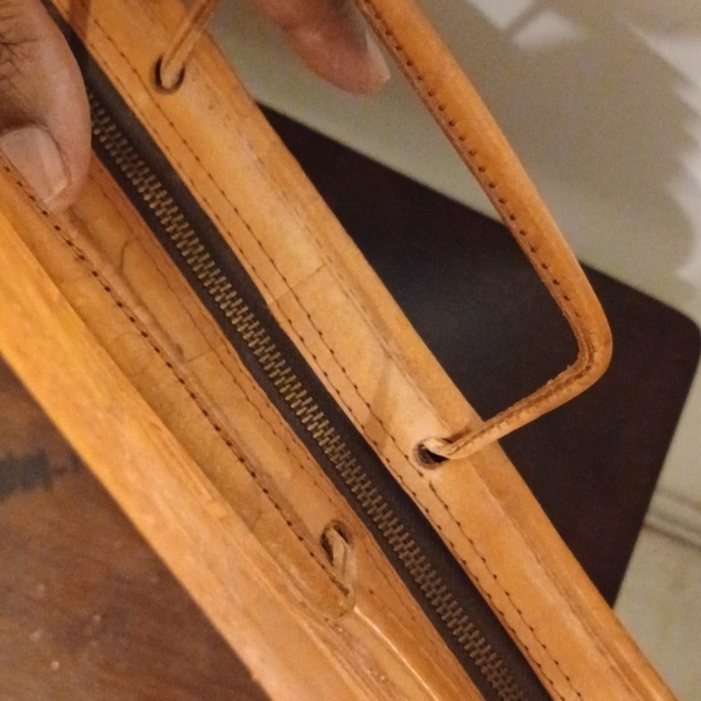 PYMSA Mexico Leather Portfolio Briefcase - Picture 12 of 13